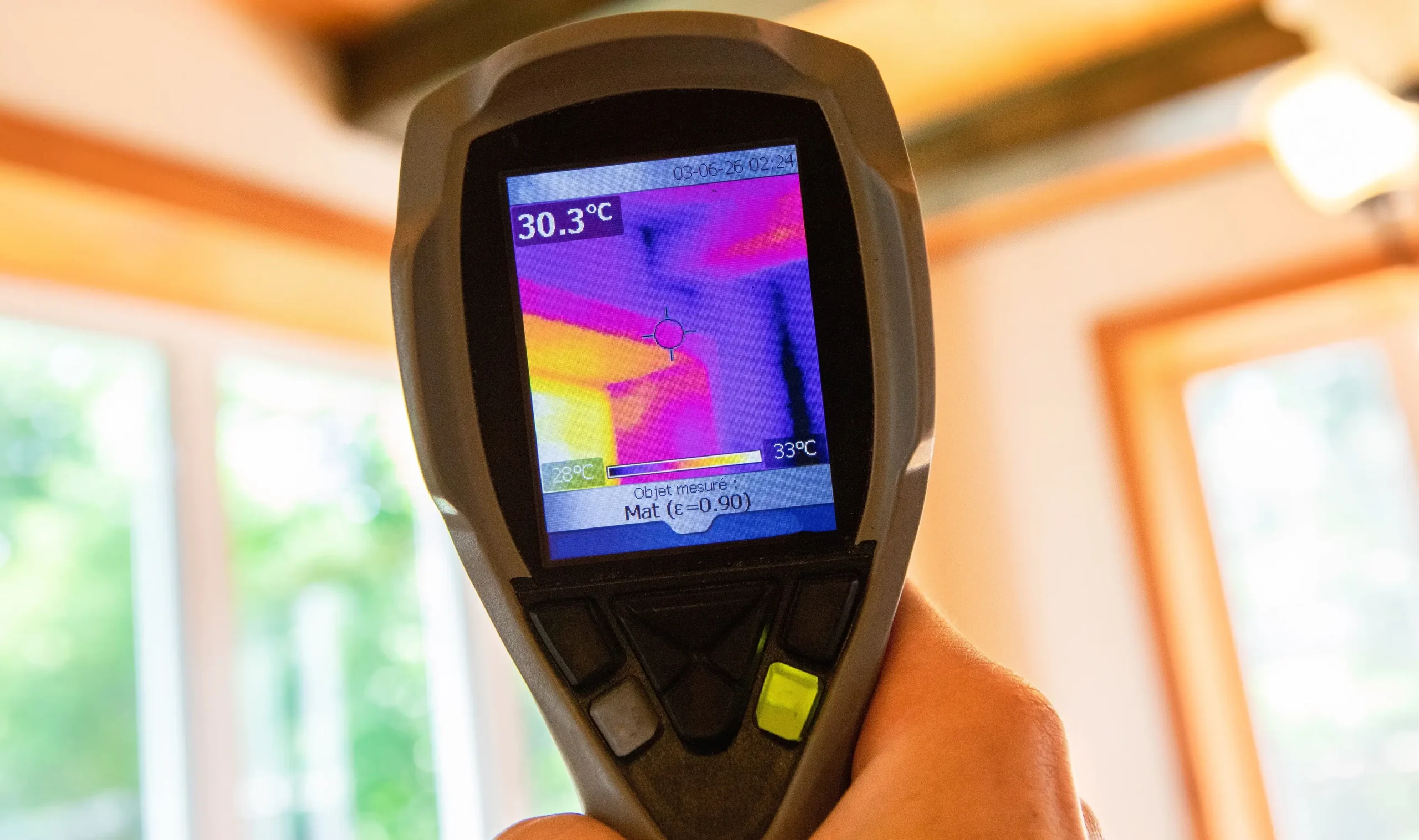 Mit den richtigen Messgeräten lässt sich eine Wärmebrücke schnell ermitteln