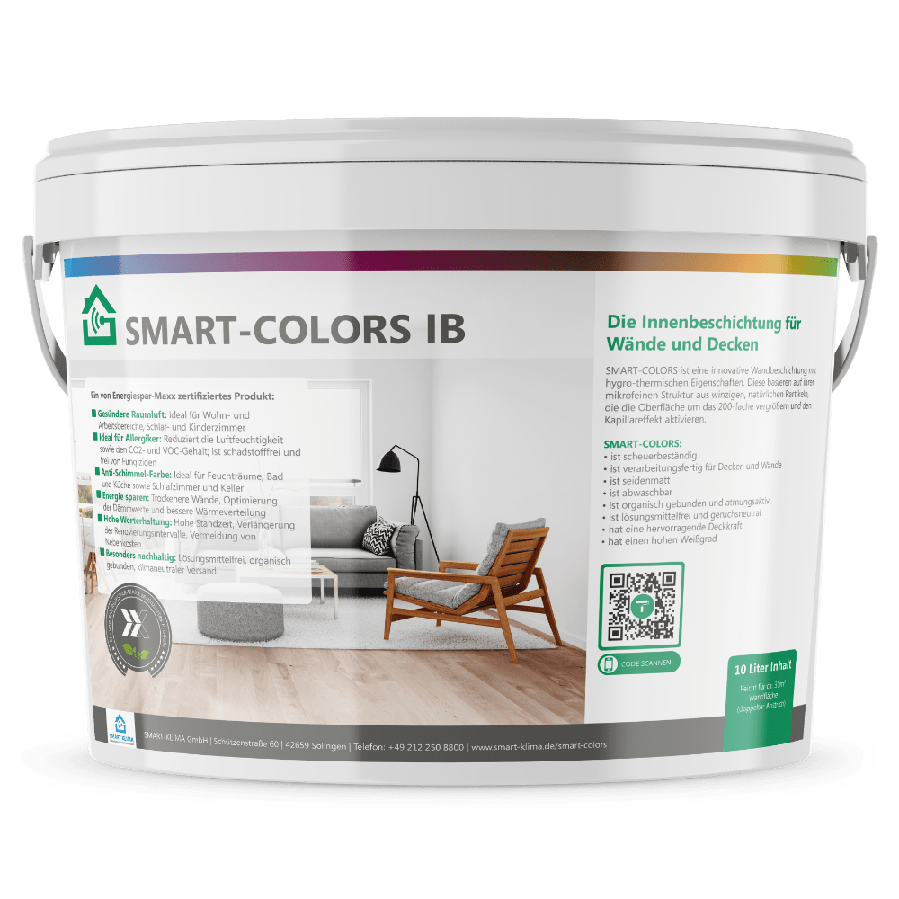 Produktansicht SMART-COLORS IB Anti-Schimmelfarbe weiß