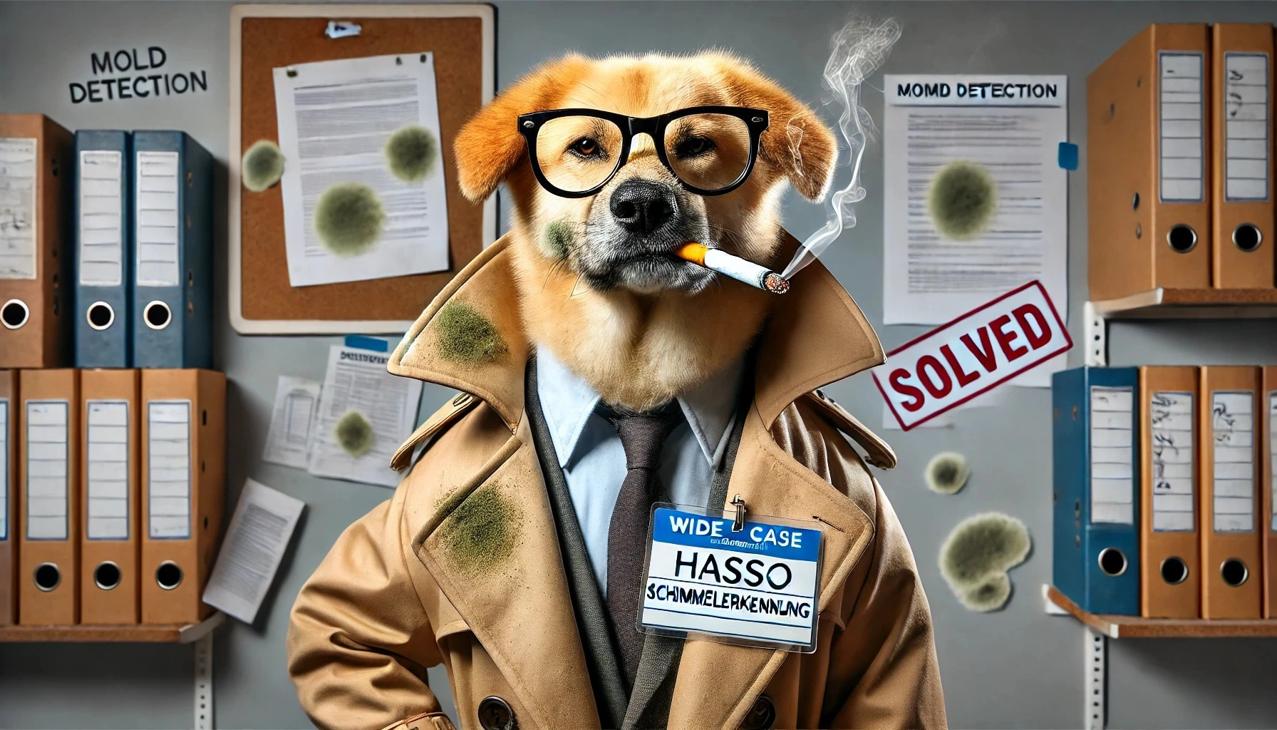 Hunde hüten nicht nur Schafe. Richtig trainiert helfen sie, Schimmelbefall zu erkennen.