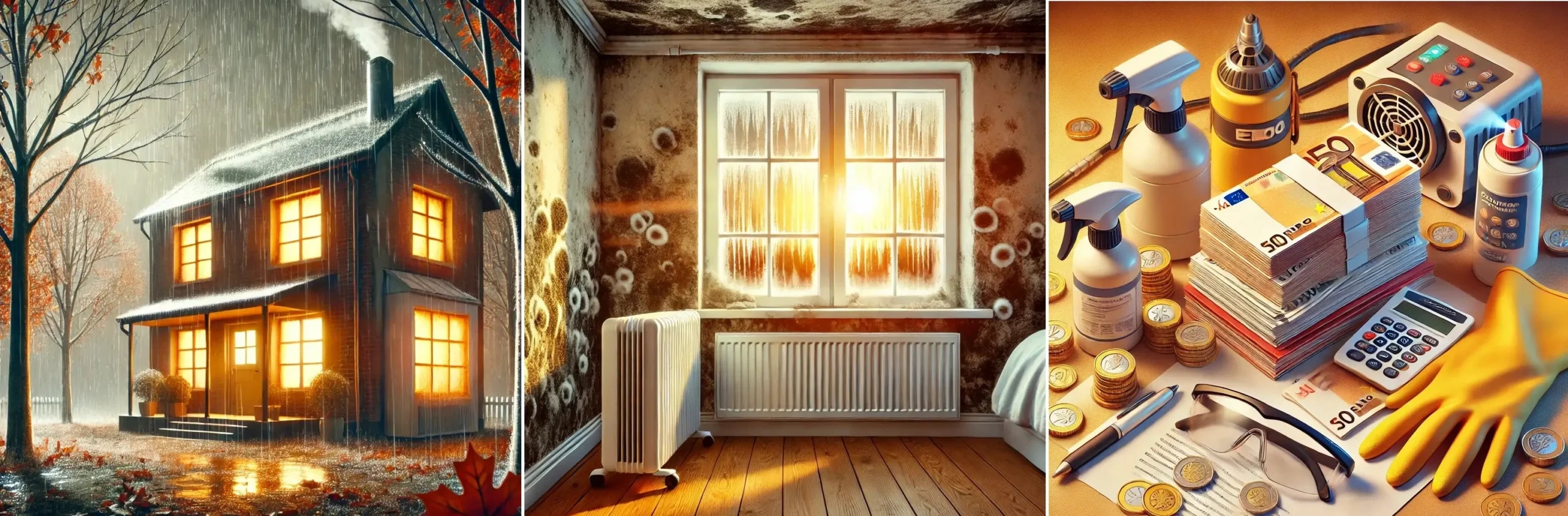 Wie kommt es zu vermehrten Schimmelproblemen im Herbst und im Winter?