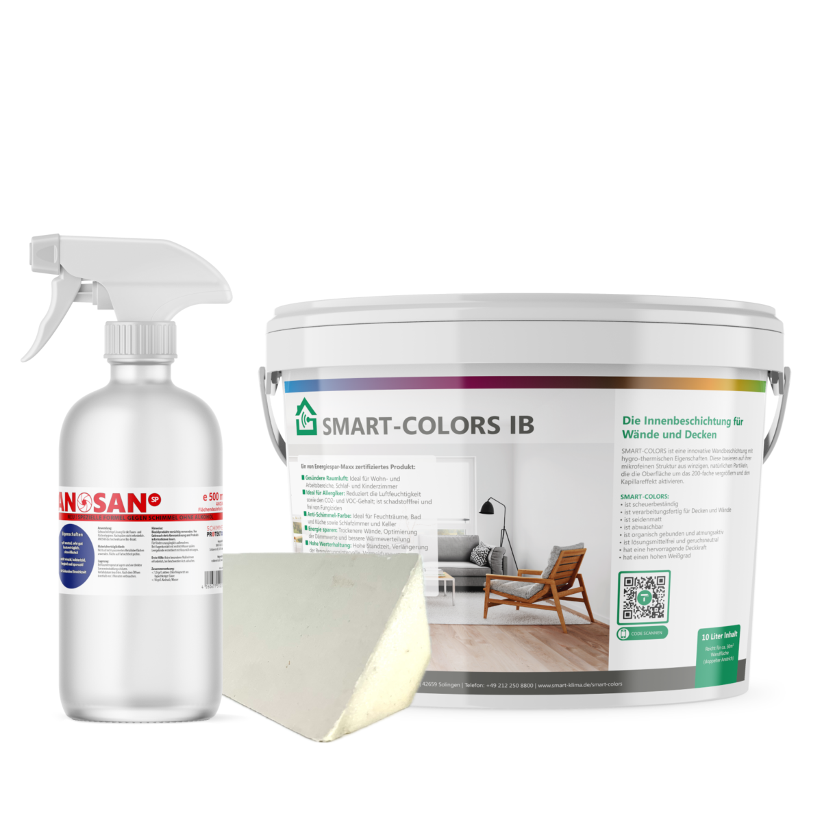 Produktbld: Geo-Dämmkeil-Set: gegen Schimmel in der Ecke