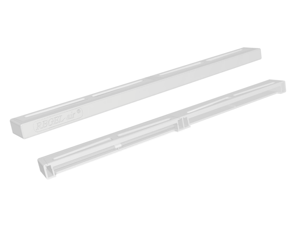 Fensterfalzüfter oder Klebelüfter in weiß